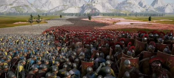 Римляне против рыцарей в новом геймплее Ultimate Epic Battle Simulator 2